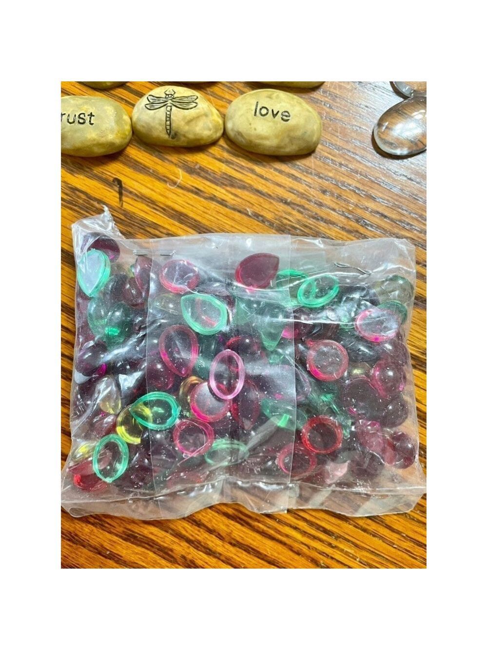Plastic Stones For Crafts Projects Bundle - Picture 5 of 8